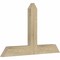Ekena Millwork Portland Rough Sawn Timber Gable Bracket, Douglas Fir, 36"W x 23"H x 2"D x 4"F, 15/12 Pitch GBW036X23X0204POR00RDF - alternate 3